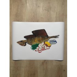 Rget sild plakat 50 x 70cm