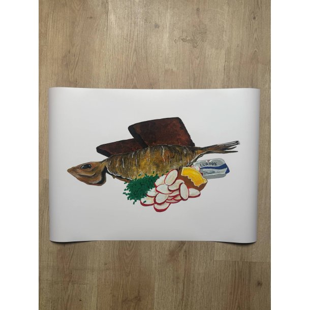 Rget sild plakat 50 x 70cm