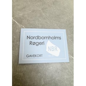 Gavekort til brug i webshoppen